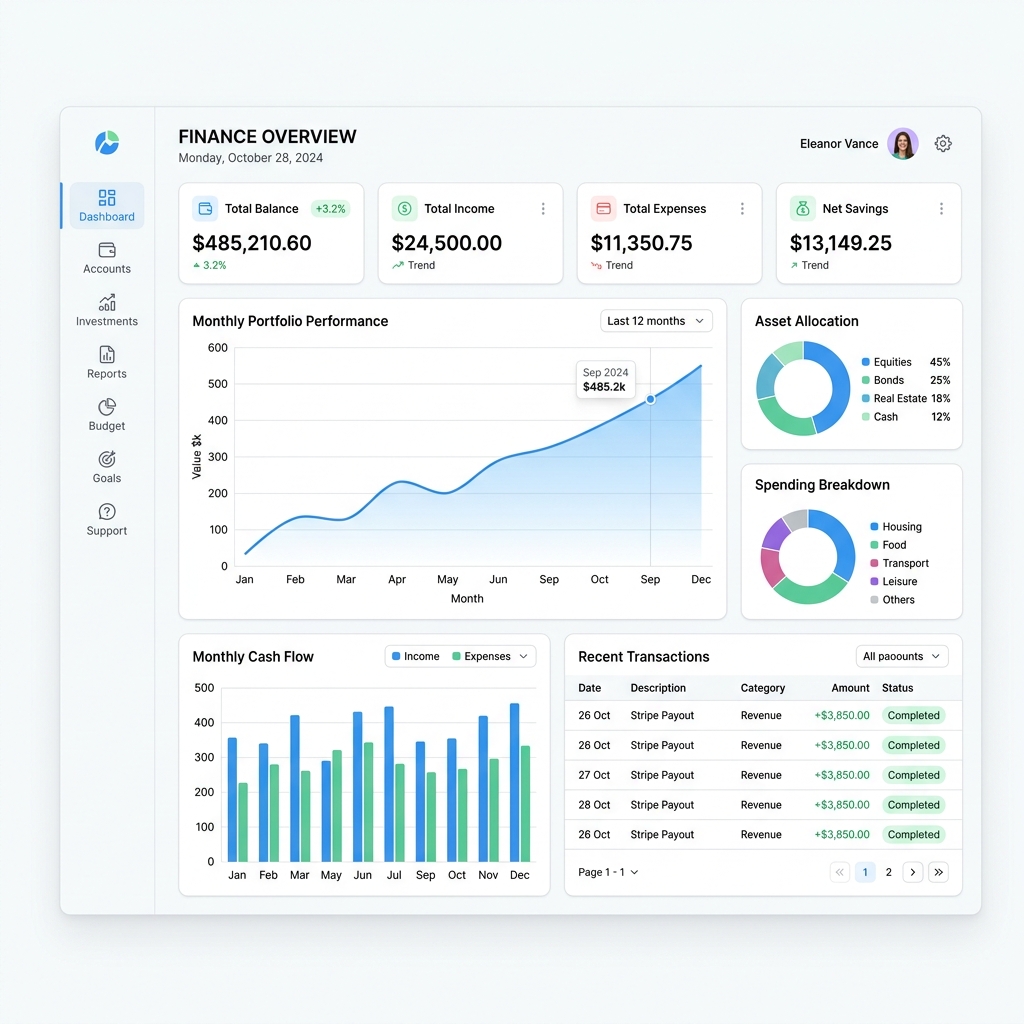 Financial Dashboard